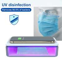 2020 3 in 1 Multi-function UV Disinfection Box Sanitizer Smartphone Wireless Charger Masks Glasses Jewelry Aroma Sanitize